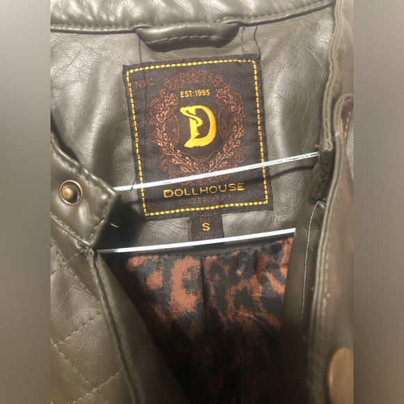 Dollhouse Faux Leather Jacet size S. - Picture 2 of 7